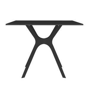 Table Vela II Noir - 80 x 80 cm