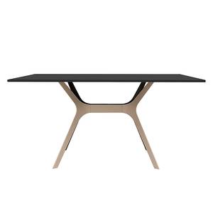 Table Vela II Noir / Sable - 120 x 80 cm