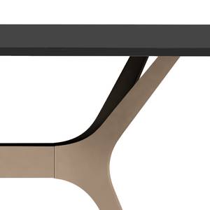 Table Vela II Noir / Sable - 120 x 80 cm