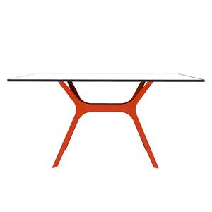 Table Vela II Blanc / Rouge - 120 x 80 cm