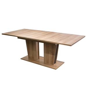 Eettafel Vitznau (met uitschuiffunctie) eikenhouten look / mat bruin