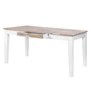 Eettafel Westcoast massief acaciahout - wit