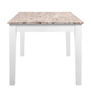 Eettafel Westcoast massief acaciahout - wit