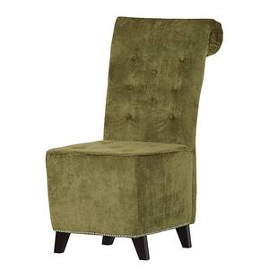 Fauteuil de salon Comodo II Microfibre - Vert foncé