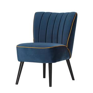 Fauteuil Melina Microfibre - Bleu - Bleu