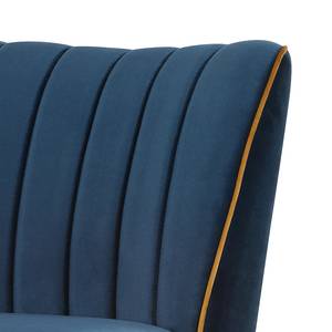 Fauteuil Melina Microfibre - Bleu - Bleu