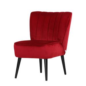 Fauteuil Melina Microfibre - Bleu - Rouge