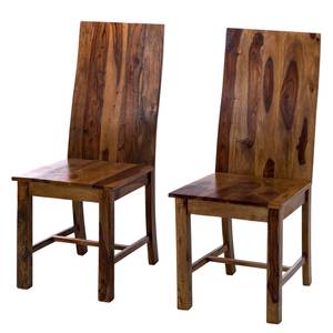 Chaises Andaman (lot de 2) Sheesham miel foncé