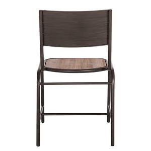 Chaises Atelier (lot de 2) Acacia massif / Métal