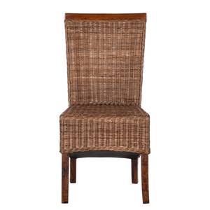 Eetkamerstoelen Bali II (2-delige set) natuurlijk rotan/massief acaciahout