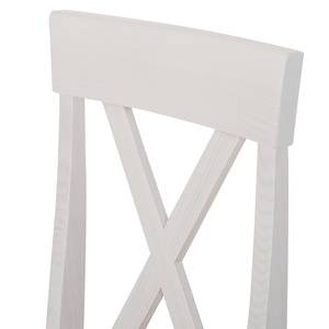 Chaise Bergen (lot de 2) Lot de 2 - Pin massif blanc - Pin blanc