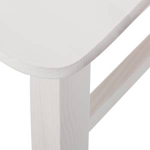 Chaise Bergen (lot de 2) Pin massif blanc - Pin blanc