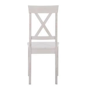 Chaise Bergen (lot de 2) Lot de 2 - Pin massif blanc - Pin blanc