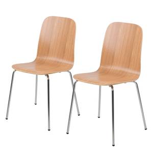 Eetkamerstoelen Borelas (2-delige set) Eik