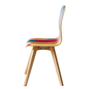 Chaises Boyndie (lot de 2) Partiellement en frêne massif - Multicolore