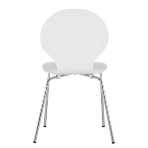 Chaises Bristol I (lot de 2) Imitation hêtre - Blanc