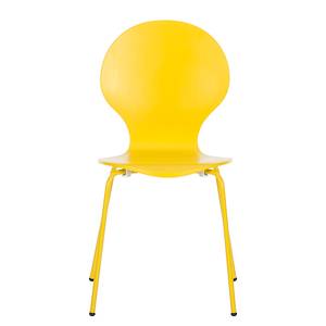 Chaises Bristol II (lot de 2) Blanc / Noir - Jaune