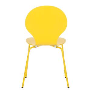 Chaises Bristol II (lot de 2) Blanc / Noir - Jaune