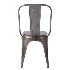 Chaises Feruminia (lot de 2) Métal - Gris