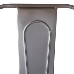 Chaises Feruminia (lot de 2) Métal - Gris