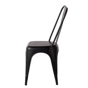 Chaises Feruminia (lot de 2) Métal - Noir