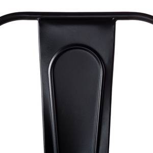 Chaises Feruminia (lot de 2) Métal - Noir