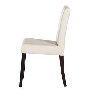 Chaises Flen (lot de 2) Marron / Hêtre - Beige - Hêtre foncé