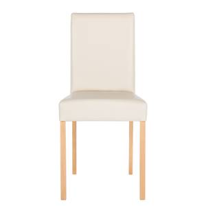 Eetkamerstoelen Flen (set van 2) Beige - Lichte beukenhout