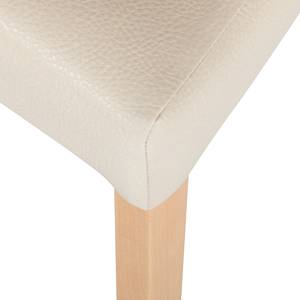 Eetkamerstoelen Flen (set van 2) Beige - Lichte beukenhout