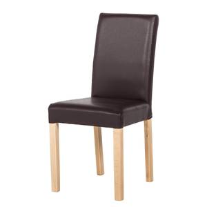 Chaises Flen (lot de 2) Marron / Hêtre - Marron - Hêtre clair