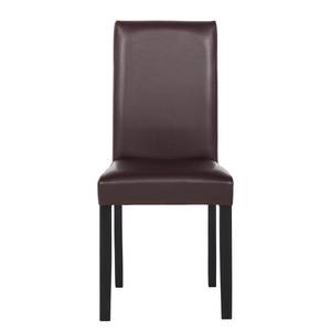 Chaises Flen (lot de 2) Marron / Hêtre - Marron foncé - Hêtre foncé