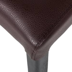 Chaises Flen (lot de 2) Marron / Hêtre - Marron foncé - Hêtre foncé