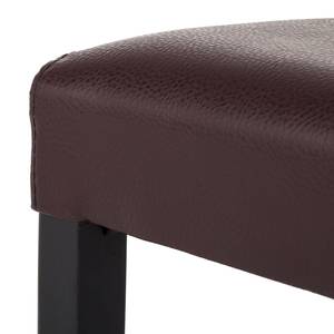 Chaises Flen (lot de 2) Marron / Hêtre - Marron foncé - Hêtre foncé