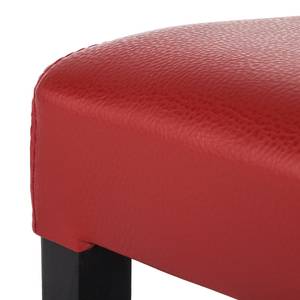 Chaises Flen (lot de 2) Marron / Hêtre - Rouge foncé - Hêtre foncé