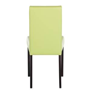 Chaises Flen (lot de 2) Marron / Hêtre - Vert pâle - Hêtre foncé