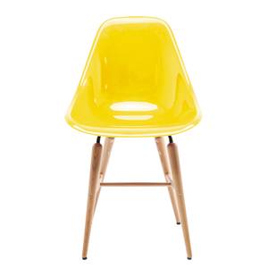 Eetkamerstoelen Napoleon Clear kunststof - Geel