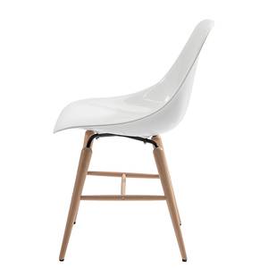 Eetkamerstoelen Napoleon Clear kunststof - Wit