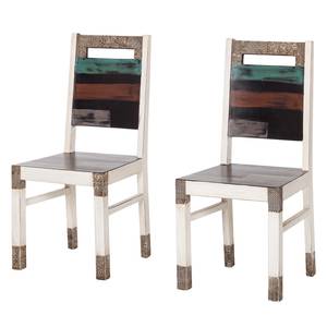 Chaises Goa White (lot de 2) Multicolore