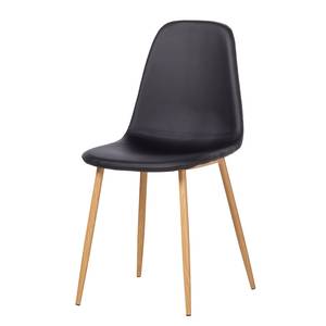 Gestoffeerde stoel Iskmo kunstleer - Set van 2