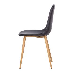 Chaise capitonnée Iskmo Imitation cuir - Lot de 2