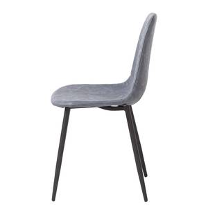 Gestoffeerde stoel Iskmo IV kunstleer - Set van 2