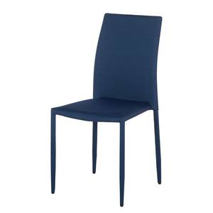 Chaises Jamelda (lot de 2) Noir / Marron - Noir / Bleu