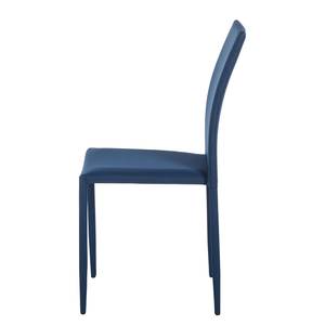 Chaises Jamelda (lot de 2) Noir / Marron - Noir / Bleu