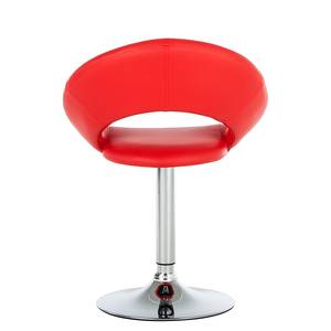 Sedia da sala pranzo Keene (set 2) Girevole Rosso