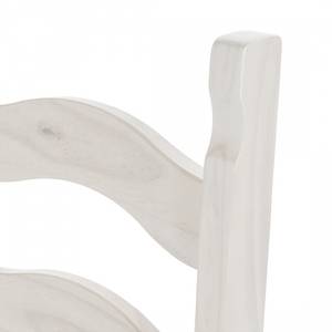 Chaises Lucia (lot de 2) Pin massif - Blanc