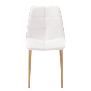 Chaises rembourrées Lykkla (lot de 2) Imitation cuir - Blanc