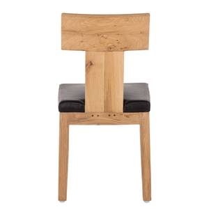 Eetkamerstoelen Maine (2-delige set) kunstleer/deels massief eikenhout