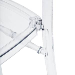 Chaise Napoleon Clear (lot 4) Matériau synthétique transparente