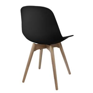 Chaises Sugar (lot de 2) Matière synthétique - Noir