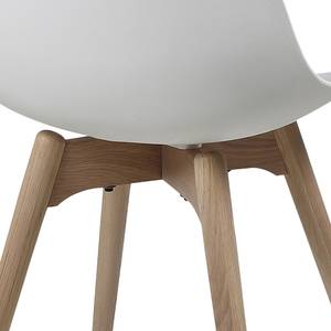 Eetkamerstoelen Sugar (2-delige set) kunststof - Wit